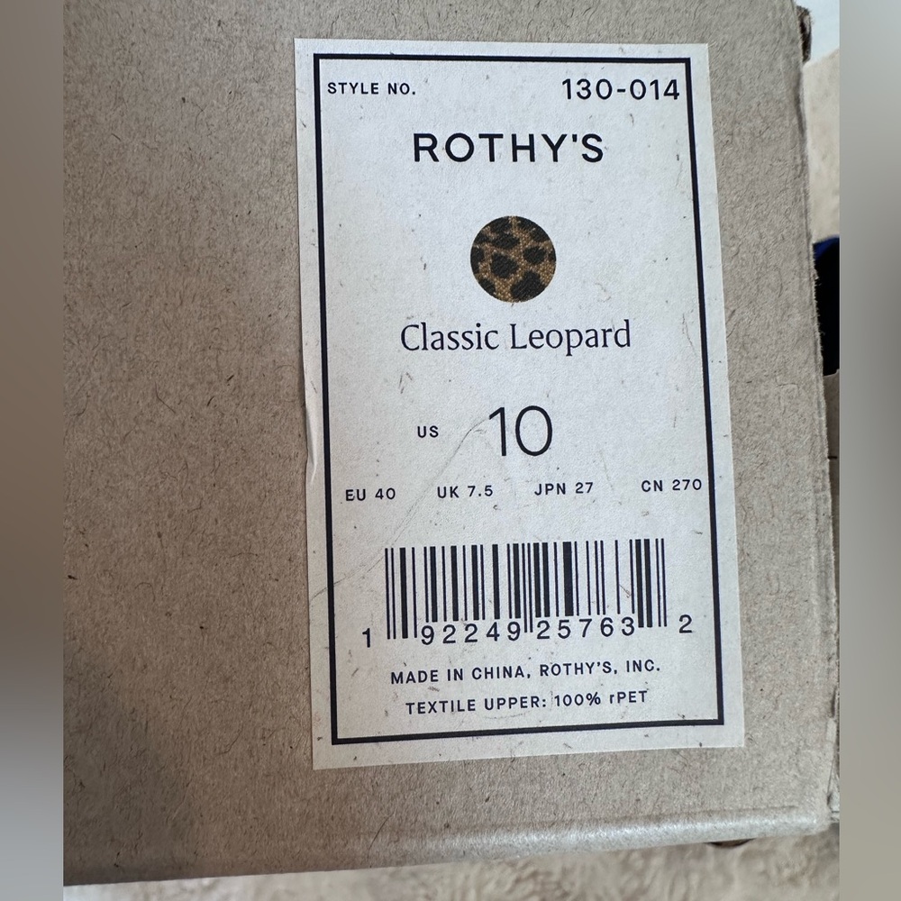 Rothy’s Leopard Print Women's Loafers Size 10 New in Box - Picture 6 of 10